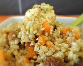 Salade de quinoa aux legumes d'hiver